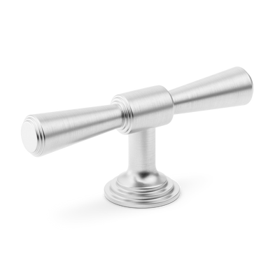 Armac Martin Lincoln T-bar Handle in 82mm / Satin Chrome Plate