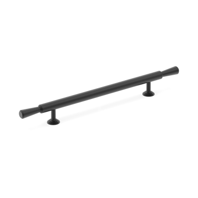 Armac Martin Lincoln Cabinet Handle in 96mm / Matt Black Lacquered