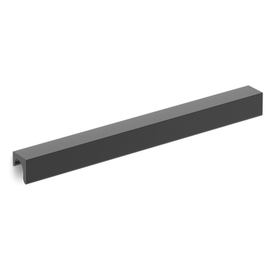 Armac Martin Longbridge Pull Handle in 76mm / Matt Black Lacquered