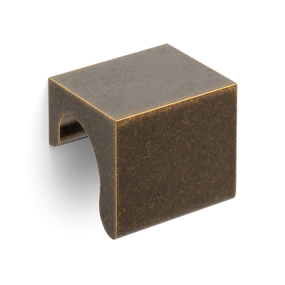 Armac Martin Longbridge Finger Pull in 32mm / Dark Aged Brass
