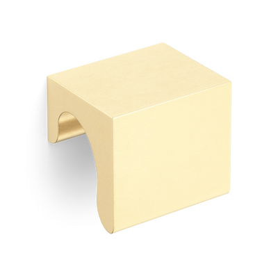 Armac Martin Longbridge Finger Pull in 32mm / Satin Brass Unlacquered