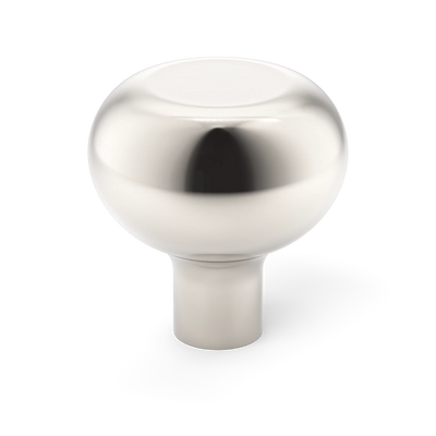 Armac Martin Loop Cabinet Knob in 19mm / Polished Nickel Plate