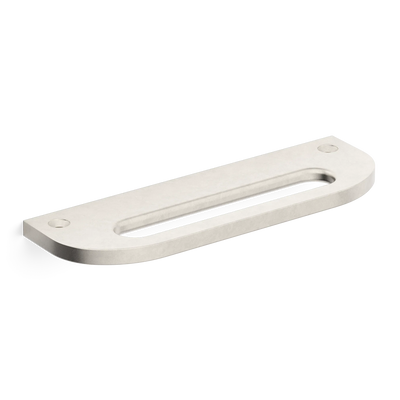 Armac Martin Loop Mortised Cabinet Pull Handle in 100mm / Barrelled Nickel Plate
