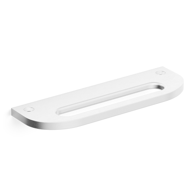 Armac Martin Loop Mortised Cabinet Pull Handle in 100mm / Satin Chrome Plate
