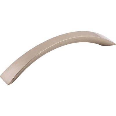 Top Knobs Crescent Flair Pull 5 1/16" c-c in Brushed Satin Nickel