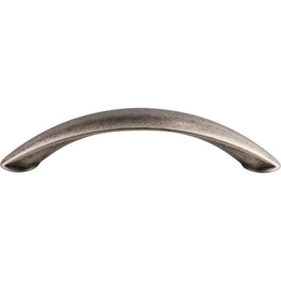 Top Knobs Arc Pull 4" c-c in Pewter Antique