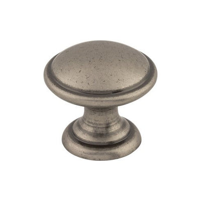 Top Knobs Rounded Knob 1 1/4" in Pewter Antique