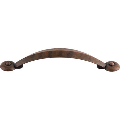 Top Knobs Angle Pull 3 3/4" c-c in Patina Rouge