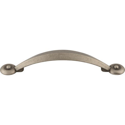 Top Knobs Angle Pull 3 3/4" c-c in Pewter Antique