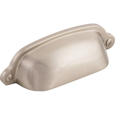 Top Knobs Charlotte Cup Pull 2 9/16" c-c in Brushed Satin Nickel