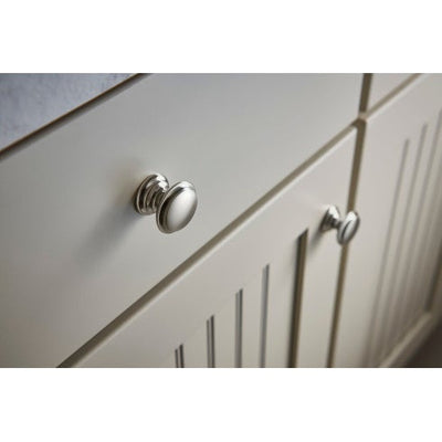 Top Knobs Flat Top Knob 1 3/8" in Brushed Satin Nickel