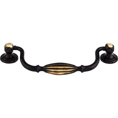 Top Knobs Tuscany Drop Pull 5 1/16" c-c in Dark Antique Brass