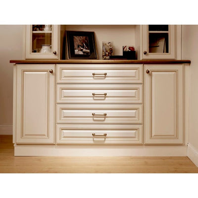 Top Knobs Aspen Rounded Pull 4" c-c in Light Bronze