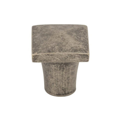 Top Knobs Aspen Square Knob 3/4" in Silicon Bronze Light