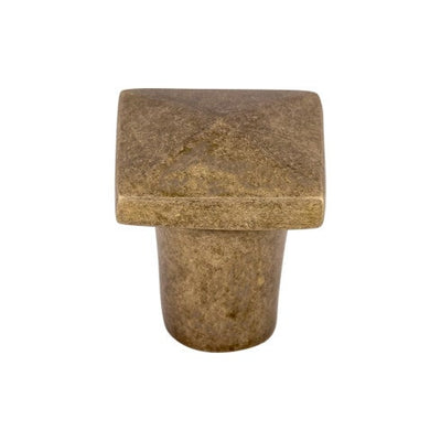 Top Knobs Aspen Square Knob 3/4" in Light Bronze
