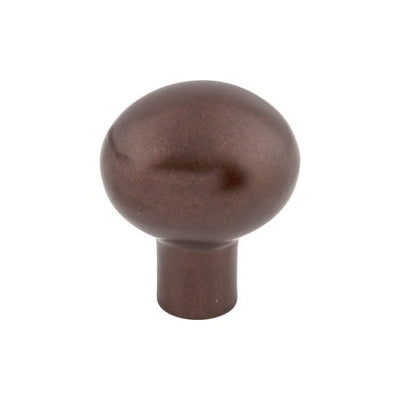 Top Knobs Aspen Small Egg Knob 1 3/16" in Mahogany Bronze