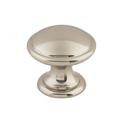 Top Knobs Rounded Knob 1 1/4" in Polished Nickel