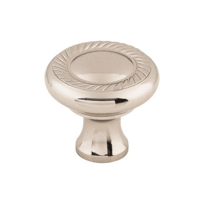 Top Knobs Swirl Cut Knob 1 1/4" in Polished Nickel