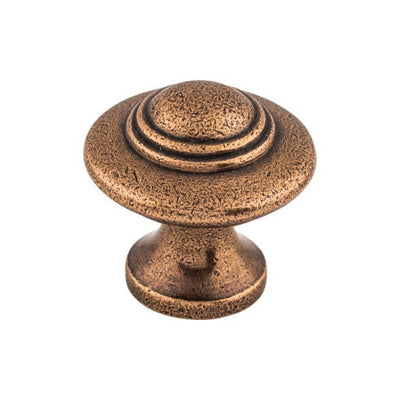 Top Knobs Ascot Knob 1 1/4" in Old English Copper