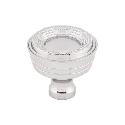 Top Knobs Beaded Knob 1 5/16" in Polished Chrome