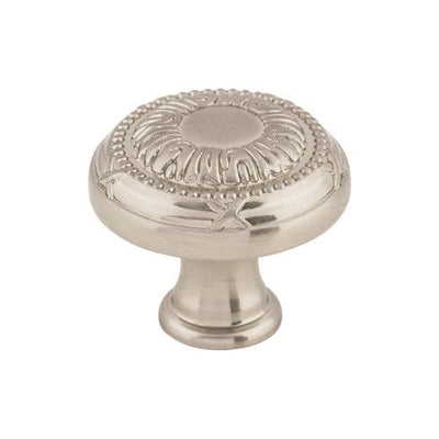Top Knobs Ribbon Knob 1 1/8" in Brushed Satin Nickel