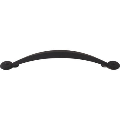 Top Knobs Angle Pull 5 1/16" c-c in Flat Black