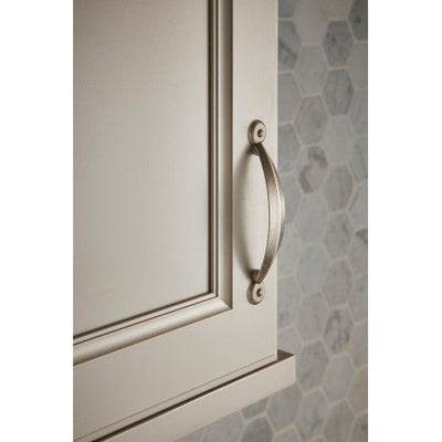 Top Knobs Angle Pull 3" c-c in Brushed Satin Nickel