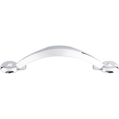 Top Knobs Angle Pull 3" c-c in Polished Chrome