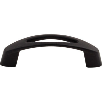 Top Knobs Verona Pull 3" c-c in Flat Black