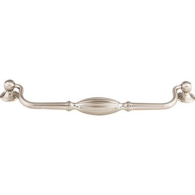 Top Knobs Tuscany Drop Pull 8 13/16" c-c in Brushed Satin Nickel