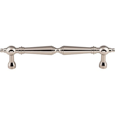 Top Knobs Asbury D Pull 7" c-c in Polished Nickel