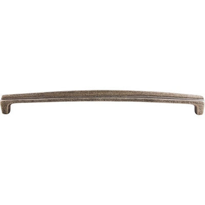 Top Knobs Channel Pull 12" c-c Appliance Pull in Cast Iron