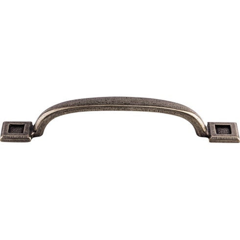Top Knobs Square Inset Pull 5 1/16" c-c in Cast Iron