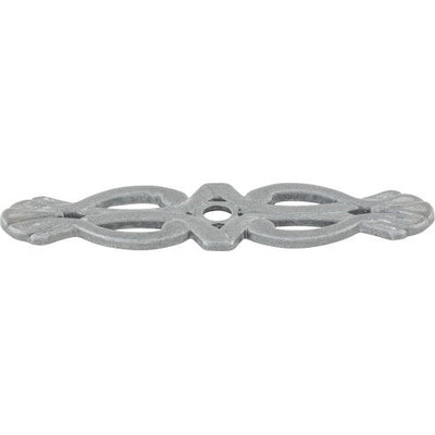 Top Knobs Newton Backplate 3 3/16" in Pewter Light
