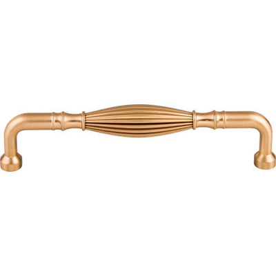 Top Knobs Tuscany D Pull 7" c-c in Brushed Bronze