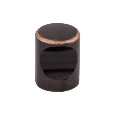 Top Knobs Nouveau Indent Knob 3/4" in Tuscan Bronze