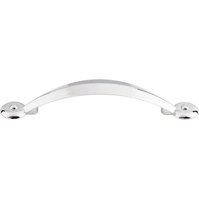 Top Knobs Angle Pull 3 3/4" c-c in Polished Chrome