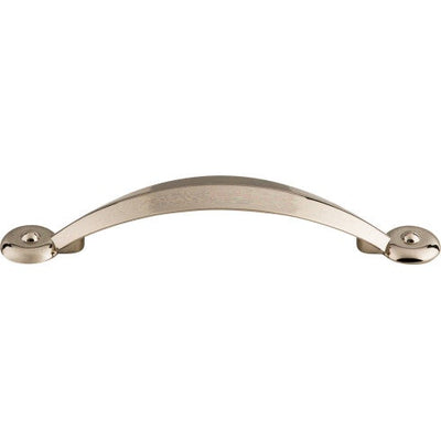 Top Knobs Angle Pull 3 3/4" c-c in Polished Nickel