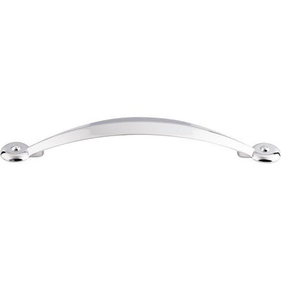 Top Knobs Angle Pull 5 1/16" c-c in Polished Chrome