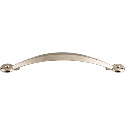 Top Knobs Angle Pull 5 1/16" c-c in Polished Nickel