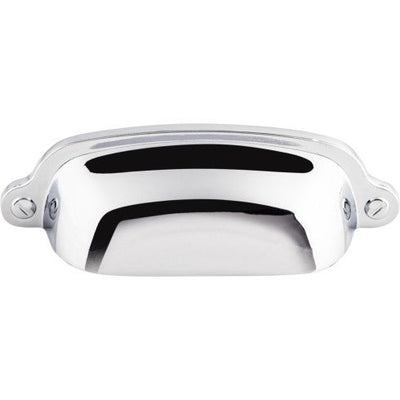Top Knobs Charlotte Cup Pull 2 9/16" c-c in Polished Chrome