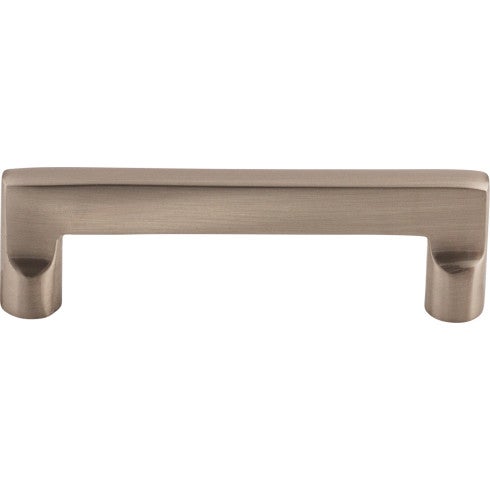 Top Knobs Aspen II Flat Sided Pull 4" c-c in Brushed Satin Nickel