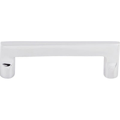 Top Knobs Aspen II Flat Sided Pull 4" c-c in Polished Chrome
