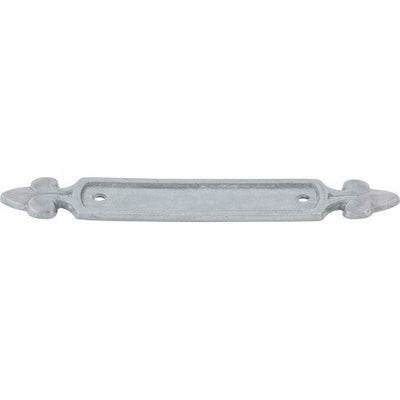 Top Knobs Dover Backplate 2 1/2" in Pewter Light