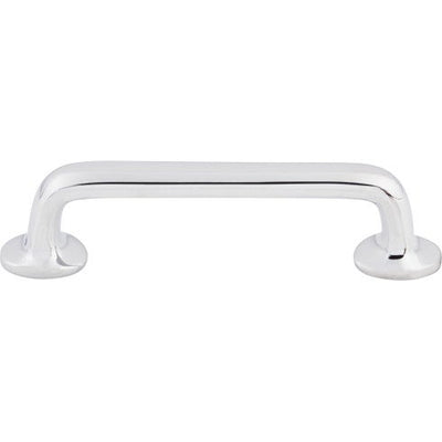 Top Knobs Aspen II Rounded Pull 4" c-c in Polished Chrome