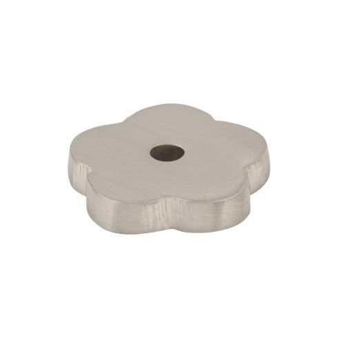 Top Knobs Aspen II Flower Backplate 1" in Brushed Satin Nickel