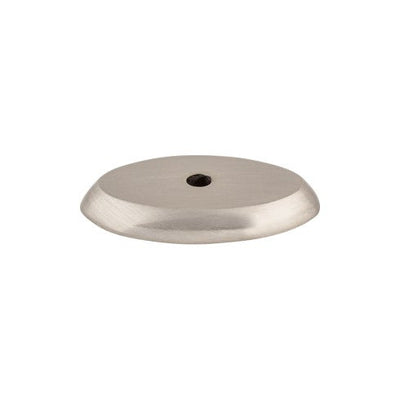 Top Knobs Aspen II, Oval Backplate 1 1/2" in Brushed Satin Nickel