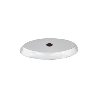 Top Knobs Aspen II, Oval Backplate 1 1/2" in Polished Chrome