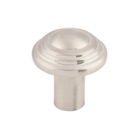 Top Knobs Aspen II Button Knob 1 1/4" in Brushed Satin Nickel