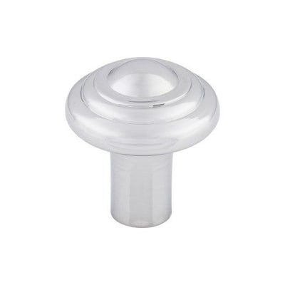 Top Knobs Aspen II Button Knob 1 1/4" in Polished Chrome